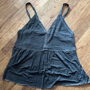 American Eagle Outfitters Dark Gray Camisole - M